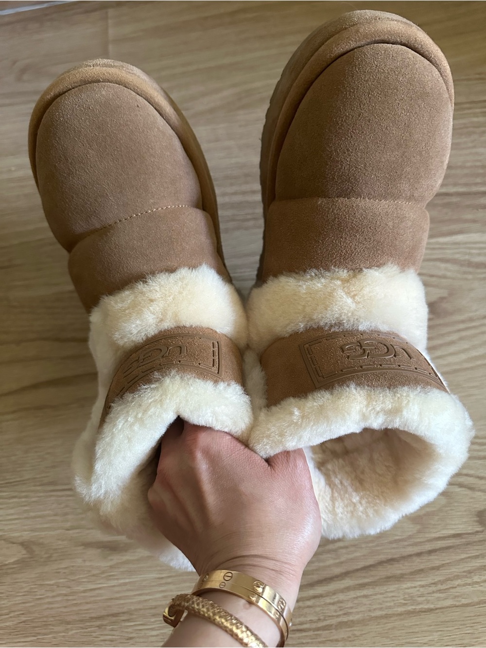 💯% Authentic UGG Platform Boots Sz 7 - Picture 7 of 14